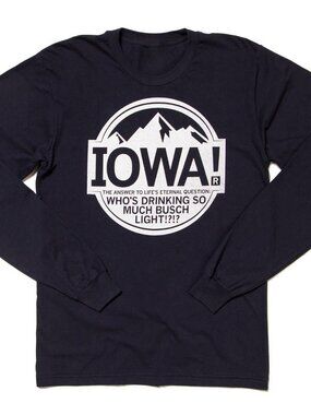 Iowa! Light Beer L/S T-Shirt
